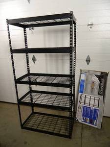 lot 39 image: New 5 Tier Commercial Shelf Unit