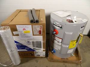 lot 48 image: New - A.O. Smith Signature 38-Gallon Lowboy Electric Water Heater