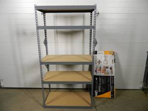 lot 6 image: New Muscle Rack 5 Tier Shelf