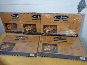 lot 144 image: 5 New Large Cooking Grates