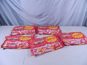 lot 173 image: 5 New Large Bags of Skittles and Starbursts