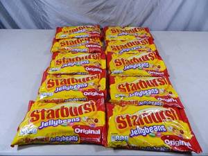 lot 177 image: 10 New 14 oz Bags of Starburst Jellybeans