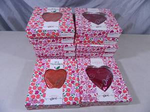 lot 185 image: 12 New Large 4 oz Dove Solid Milk Chocoloate Hearts