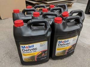 lot 20 image: Lot of (8) Bottles of Mobil Delvac Extended Life CoolantAntifreeze CAT EC-1 1-Gallon