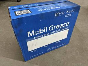 lot 25 image: Lot of (1) Case of Mobil Grease XHP 222 Special Grease 13.7-oz. Cartridges