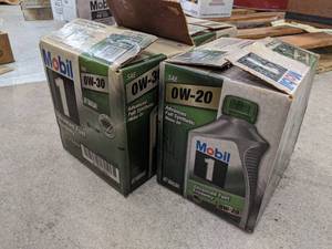 lot 39 image: Lot of (3) Cases of Mobil Advanced Full Synthetic Motor Oil SAE 0W-30 1-qt. Bottles