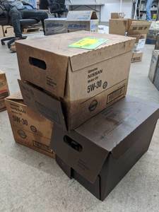 lot 53 image: Lot of (3) Cases of Nissan Genuine Motor Oil SAE 5W-30 1-qt. Bottles
