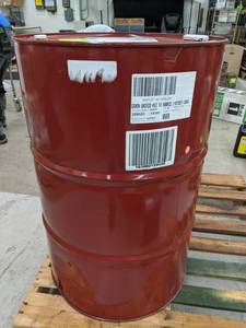 lot 1 image: Lot of (1) Drum of Exxon Mobil UNIVIS HVI 13 55-Gallon