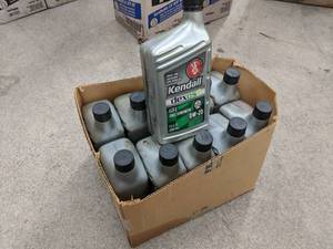 lot 68 image: Lot of (1) Case of Kendall GT-1 High Performance Motor Oil SAE 0W-20 1-qt. Bottles