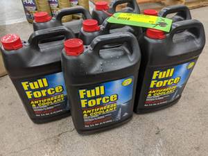 lot 69 image: Lot of (7) Bottles of Peak Full Force Universal Antifreeze & Coolant 1-Gallon
