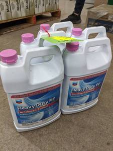 lot 72 image: Lot of (5) Bottles of Chevron Heavy Duty PF Premixed 5050 AntifreezeCoolant 1-Gallon