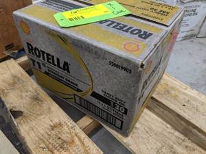 lot 85 image: Lot of (1) Case of Shell Rotella T1 Straight Grade Heavy Duty Engine Oil SAE 30 1-qt. Bottles