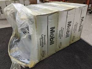 lot 100 image: Lot of (8) Cases of Mobil Mobilgrease XHP 222 Grease 14.1-oz. Cartridges