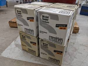 lot 101 image: Lot of (8) Cases of Mobil Super Synthetic Motor Oil SAE 0W-20 1-qt. Bottles