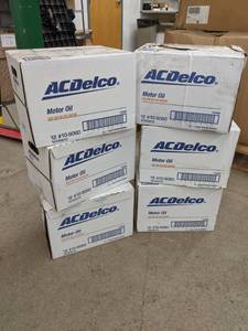 lot 115 image: Lot of (6) Cases of AC Delco Motor Oil SAE 5W-30 1-qt. Bottles