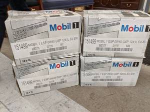 lot 117 image: Lot of (4) Cases of Mobil Advanced Full Synthetic Motor Oil SAE 0W-40 1-qt. Bottles