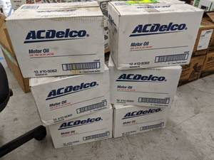 lot 121 image: Lot of (6) Cases of AC Delco Motor Oil SAE 10W-30 1-qt. Bottles