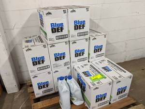 lot 1028 image: Lot of (12) Cases of Peak Blue Def Diesel Exhaust Fluid 1-Gallon Bottles