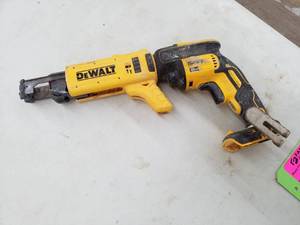 lot 34 image: DeWalt 20VDC Drywall Screwgun DCF620 with Collated Attachment DCF6201