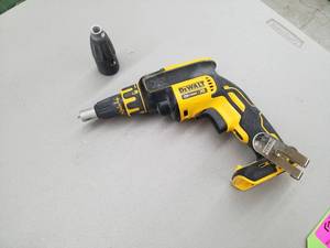 lot 38 image: DeWalt 20VDC Drywall Screwgun DCF620 with Attachment