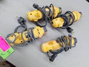 lot 46 image: Lot of (4) DeWalt Cut-Out Tool DW660