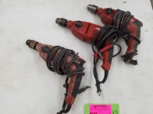 lot 50 image: Lot of (3) Hilti Hammer Drill UH700