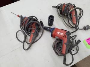 lot 52 image: Lot of (3) Hilti Drywall Screwdriver SD 4500