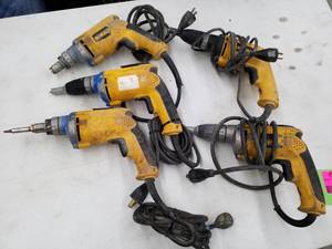lot 56 image: Lot of (5) DeWalt VSR Drywall Screwdriver DW255