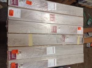 lot 10 image: LOT WHIT 6 CASES OF Home Decorators Collection Ventura Gray Oak 12 mm Thick x 6.26 in. Wide x 50.79 in. Length Laminate Flooring (15.45 sq. ft.case)