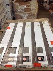 lot 15 image: Lot of 5 TrafficMASTER Grey Distressed Wood Multi-Width Look 6 in. x 36 in. Peel and Stick Vinyl Plank (36 sq. ft.  case)