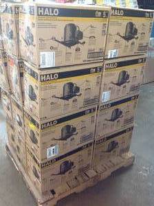 lot 21 image: Pallet of Halo H7 6 in. Aluminum Recessed Lighting Housing for New Construction Ceiling, Insulation Contact, Air-Tite
