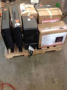 lot 22 image: Lot of assorted Fire Places ( Mixed Pallet ) all sort of conditions.