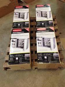 lot 26 image: FastTrack Garage 24 in. H x 24 in. W x 10-12 in. D Tool Cabinet Kit Rail Storage System (4-Piece)