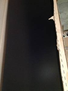 lot 27 image: American Heritage 72 in. H x 46 in. W x 24 in. D Welded Steel Floor Freestanding Cabinet in BlackMulti-Granite not used shipping damage please review the photos