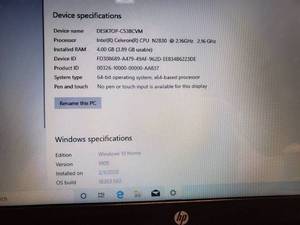 lot 6 image: HP 15-1033wm Laptop Computer