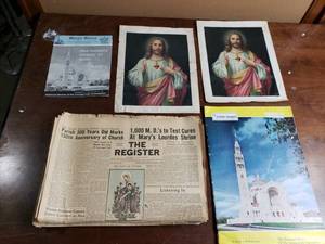 lot 14 image: Vintage Catholic Memorabilia, The Register