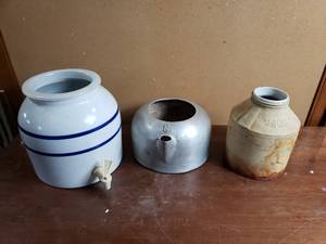 lot 42 image: Water Jug and Containers