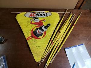lot 59 image: Vintage AC Paper Advertising Kites