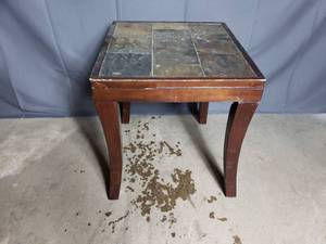 lot 71 image: Stone Tile Table