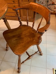 Ethan Allen Cottage Style Table and Three Chairs