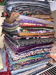 Large Lot of Quilting Fabric and Misc Items