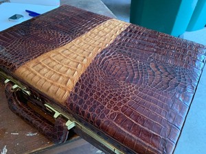 Presto brand Alligator or Crocadile Briefcase