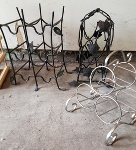 Lot of Five Wine Racks