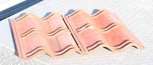 lot 25 image: Terracotta Roofing Panels