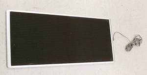 lot 6 image: Amorphous Solar Panel 20 Watts  15.6 Volts  1300 m A