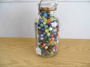 lot 95 image: Jar of Marbles