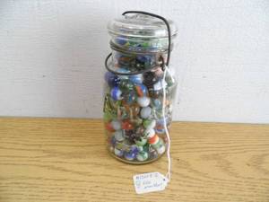 lot 96 image: Jar of Marbles