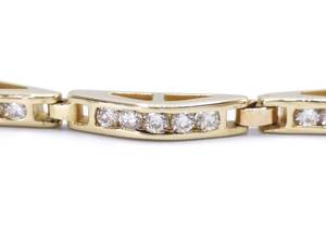 2 Carat Diamond Tennis Bracelet in 14k Yellow Gold - $5250