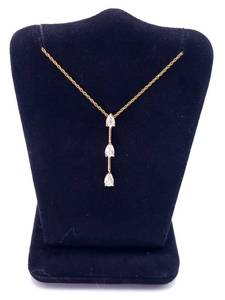 .90 Carat Diamond Estate Necklace in 14k Yellow Gold - $2650