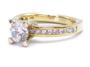 Finelli Designer Signed Semi-Mount Diamond and CZ Ring in 18k Gold $4120 Retail - $4120